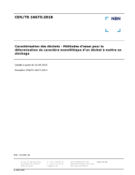 CEN/TS 16675:2018