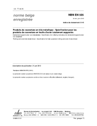 NBN EN 505:2013