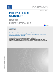 IEC 60335-2-113:2016/AMD1:2021