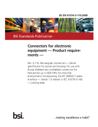 BS EN 61076-3-116:2008