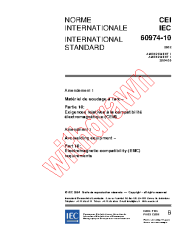 IEC 60974-10:2002/AMD1:2004