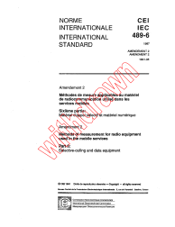 IEC 60489-6:1987/AMD2:1991