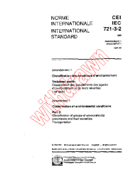IEC 60721-3-2:1985/AMD1:1991