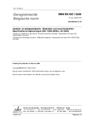 NBN EN ISO 13500:2009