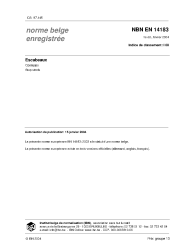 NBN EN 14183:2004