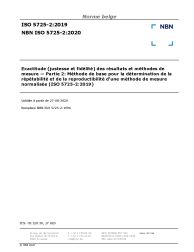 NBN ISO 5725-2:2020