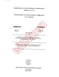 IEC 60502:1983/AMD1:1984