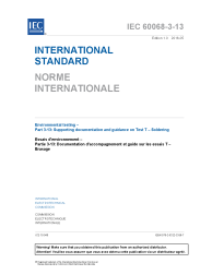 IEC 60068-3-13:2016
