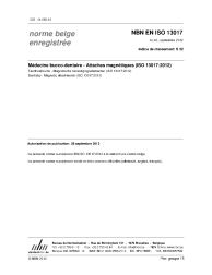 NBN EN ISO 13017:2012