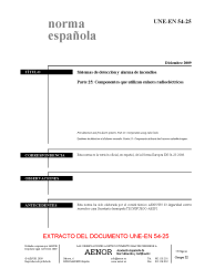 UNE-EN 54-25:2009