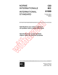 IEC 61099:1992