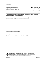 NBN EN 1677-1:2000