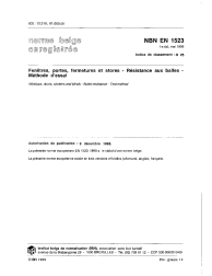 NBN EN 1523:1999