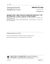 NBN EN 3375-006:2007