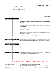 UNE-EN ISO 14744-6:2001