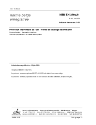 NBN EN 379+A1:2009
