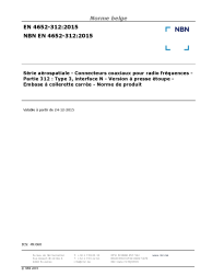 NBN EN 4652-312:2015