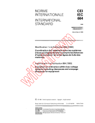IEC 60664:1980/AMD1:1989