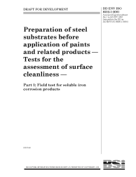 DD ENV ISO 8502-1:2001