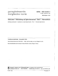 NBN ISO 6242-1:1992