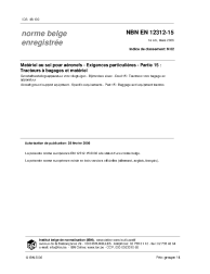 NBN EN 12312-15:2006