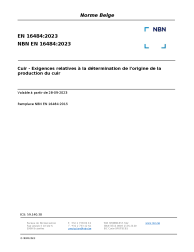NBN EN 16484:2023