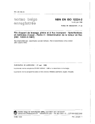 NBN EN ISO 12224-2:1999