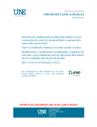 UNE-EN ISO 11296-4:2018/A1:2021