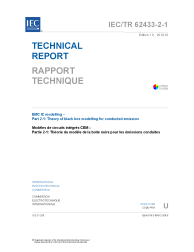 IEC TR 62433-2-1:2010