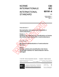 IEC 60191-4:1999/AMD1:2001
