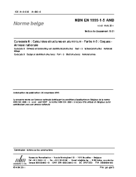 NBN EN 1999-1-5 ANB:2011
