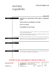 UNE-EN 61300-2-32:1998