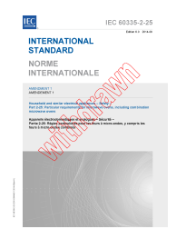 IEC 60335-2-25:2010/AMD1:2014