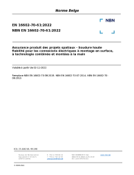 NBN EN 16602-70-61:2022