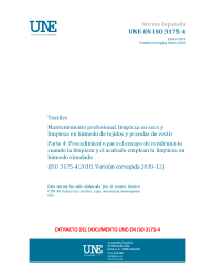 UNE-EN ISO 3175-4:2019
