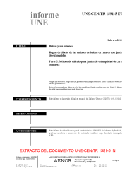 UNE-CEN/TR 1591-5:2013 IN