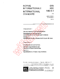 IEC 60146-1-1:1991/AMD1:1996