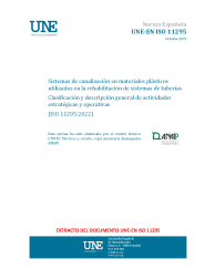 UNE-EN ISO 11295:2022