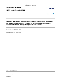 NBN ISO 6798-1:2021