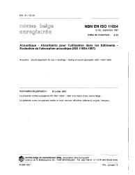 NBN EN ISO 11654:1997