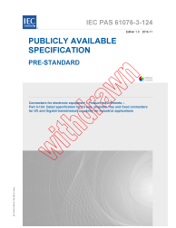 IEC PAS 61076-3-124:2016
