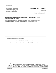 NBN EN ISO 12866/A1:2009
