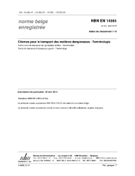 NBN EN 14564:2013