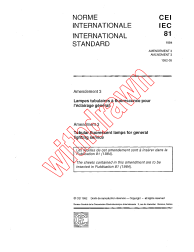 IEC 60081:1984/AMD3:1992