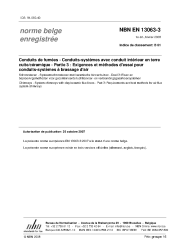 NBN EN 13063-3:2008