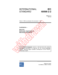 IEC 60598-2-2:1996+AMD1:1997 Consolidated