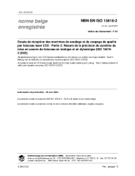 NBN EN ISO 15616-2:2003