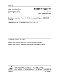 NBN EN ISO 80000-11:2013