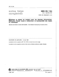 NBN EN 1184:1997
