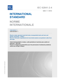IEC 62841-2-4:2014/AMD1:2025